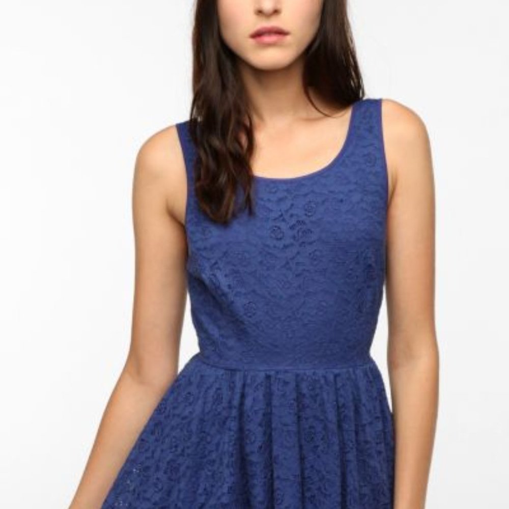 Pins and Needles Backless Lace Dress